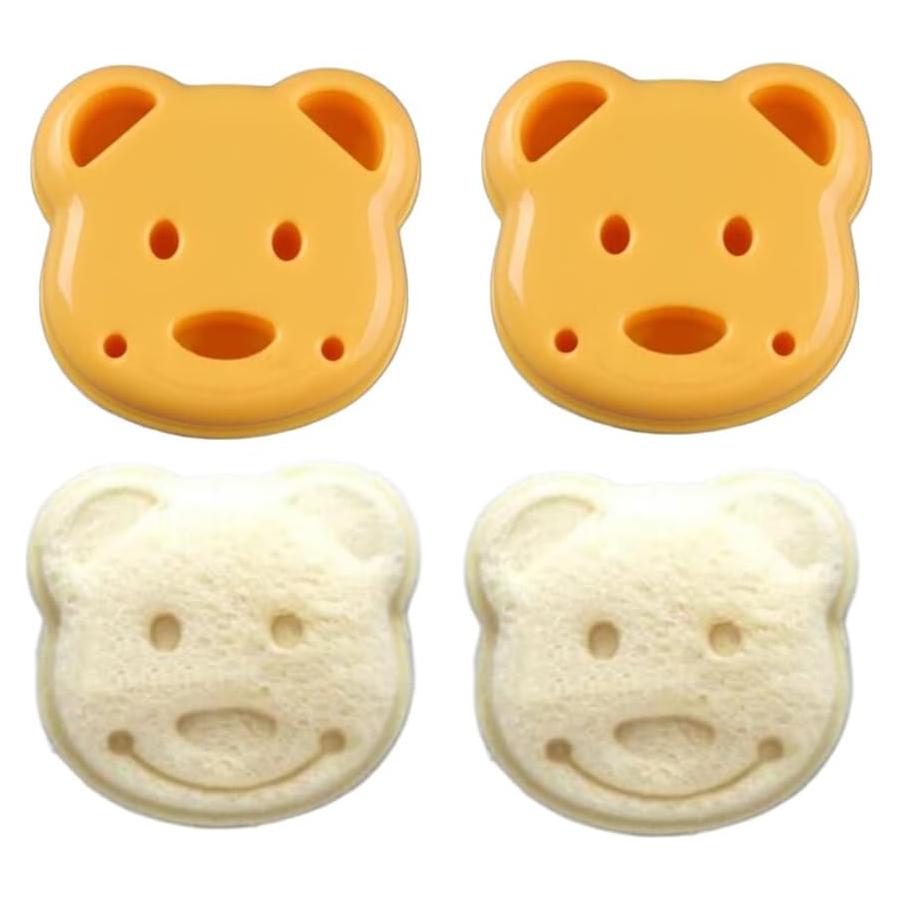 Cortador de Sándwich en Forma de Oso UQUABESO - 2 Piezas