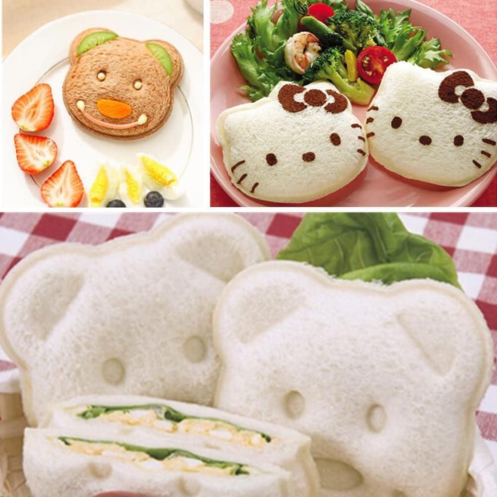 Cortador de Sándwich en Forma de Oso UQUABESO - 2 Piezas