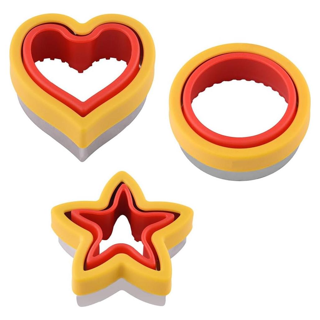 Cortador y Sellador de Sándwich QinhBting 3 Piezas Acero Inoxidable