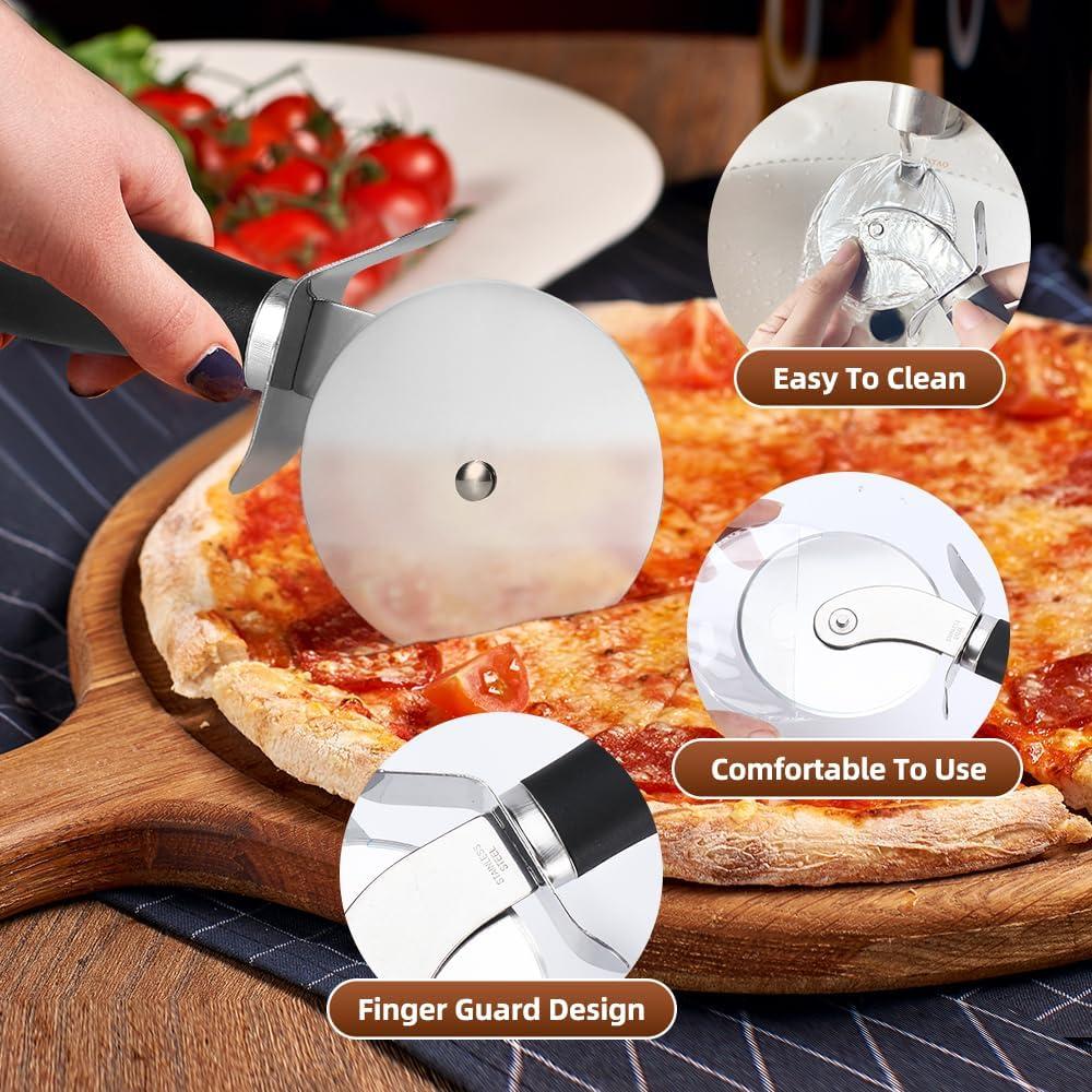Cortador de Pizza SCHVUBENR de Acero Inoxidable - Afilado y Ergonómico