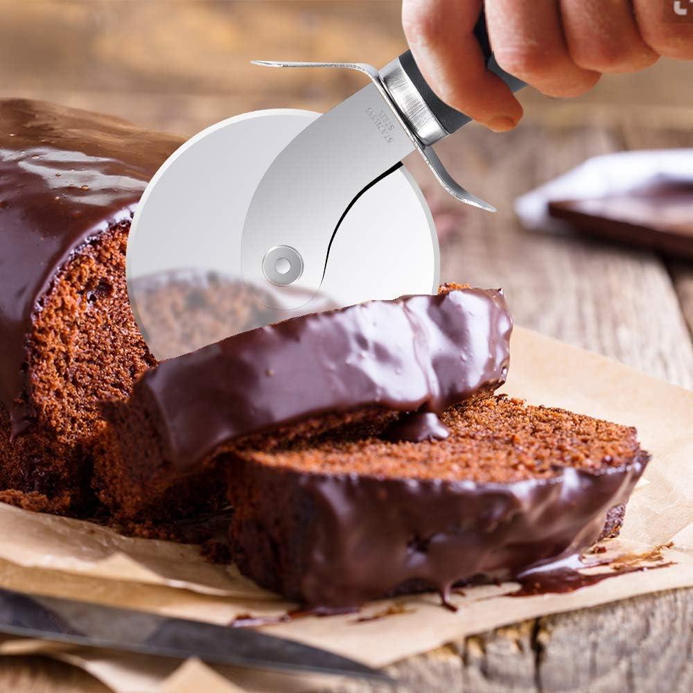 Cortador de Pizza SCHVUBENR de Acero Inoxidable - Afilado y Ergonómico