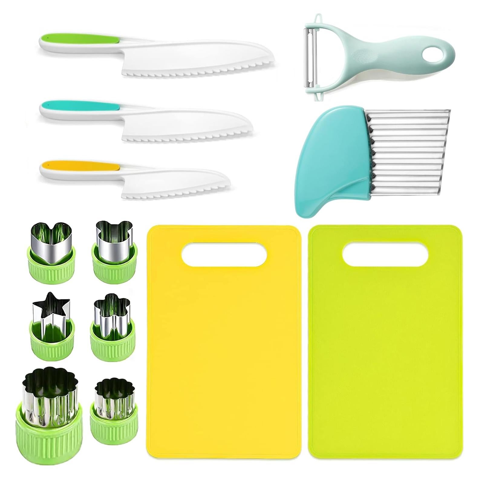 Juego de 13 Piezas de Herramientas de Cocina Yuanwovv para Niños