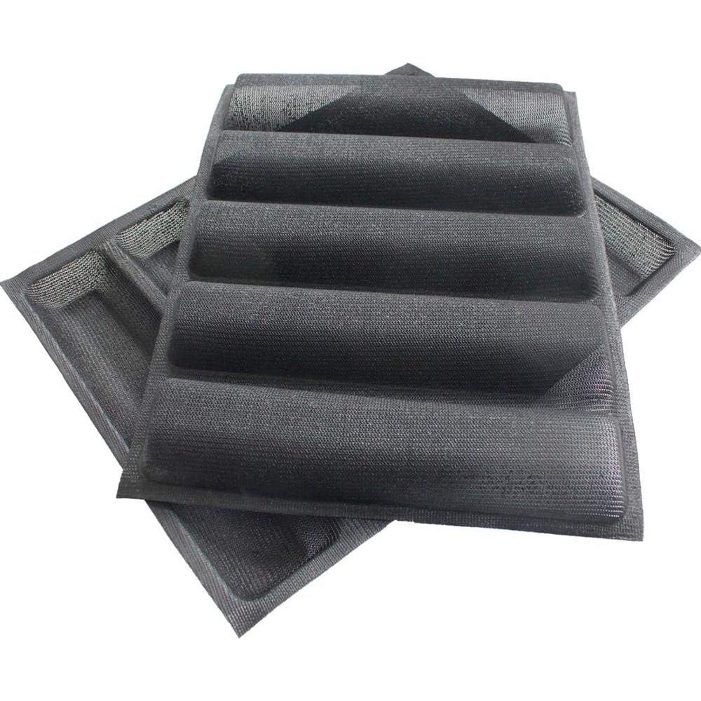 Molde de Sandwich de Silicona FETESUR 5 Panes Perforado 44.9x8.6cm