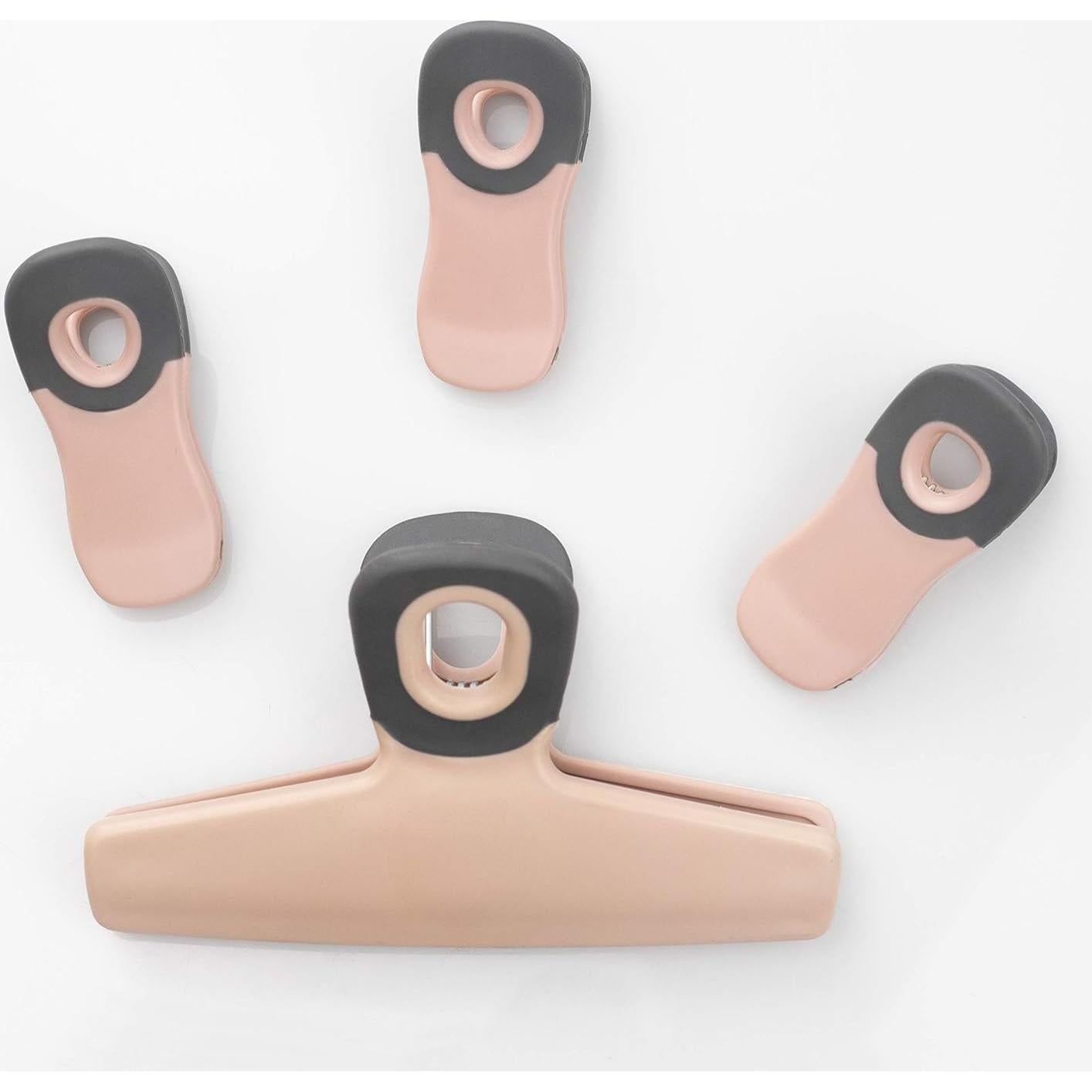 Clips para Bolsas Cook with Color Rosa - Paquete de 8 Unidades