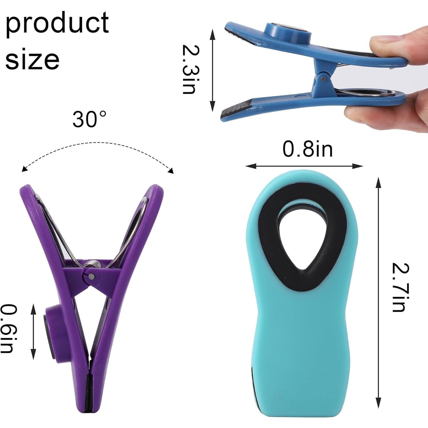 Juego de Clips de Sellado Yvey para Comida - 10 Piezas