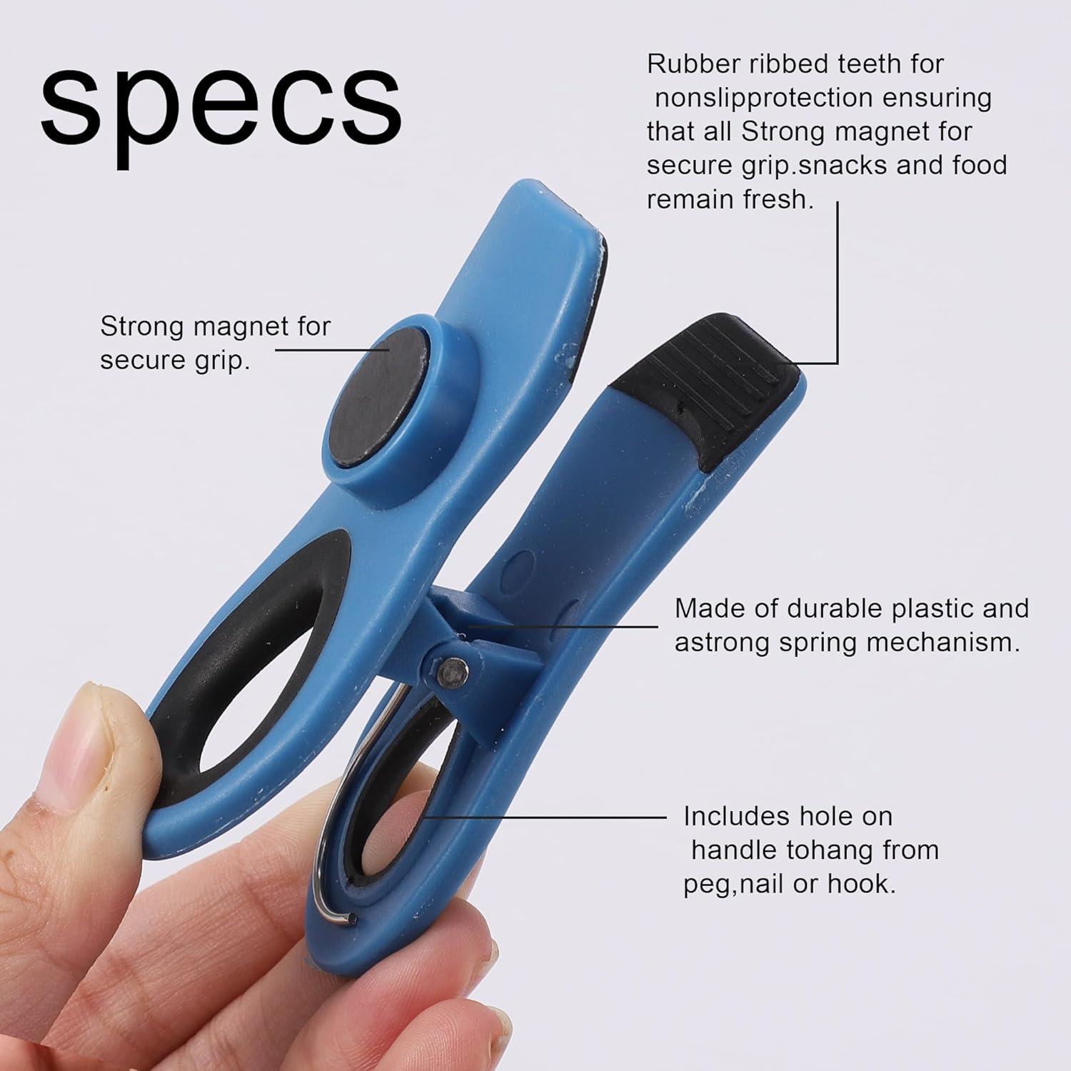 Juego de Clips de Sellado Yvey para Comida - 10 Piezas