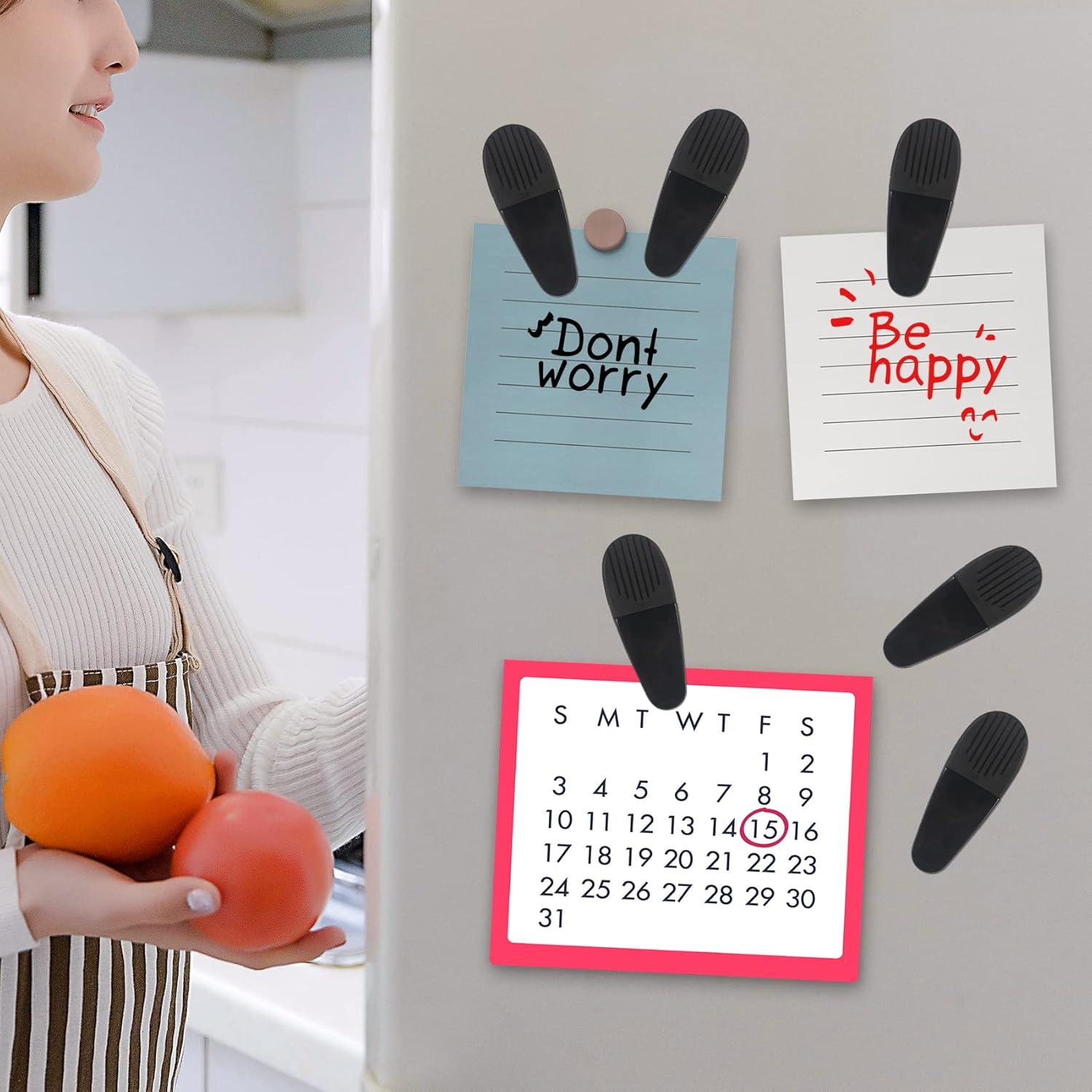 Clips Magnéticos de Plástico Yi Concept - Set de 6, 8.25 cm