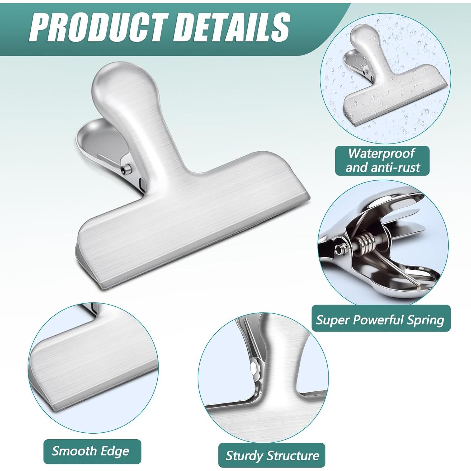 Pinzas de acero inoxidable FPMYB - 20 unidades para alimentos