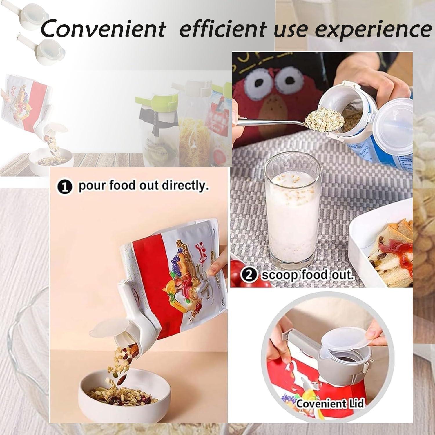 Clip de Sellado para Alimentos Aetomtins - 2 Piezas Blanco