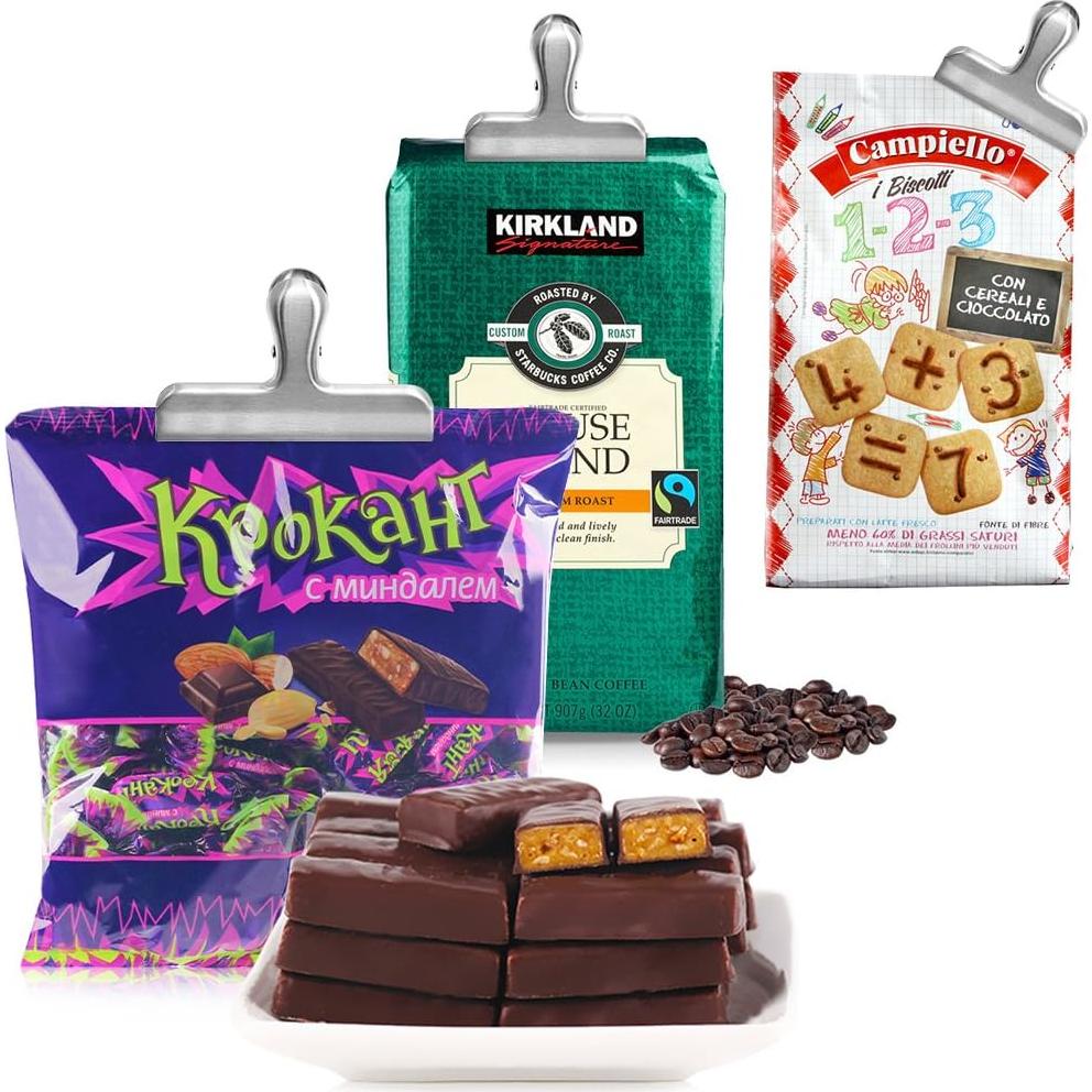 Paquete de 8 Clips de Acero Inoxidable Danzix 10.16 cm