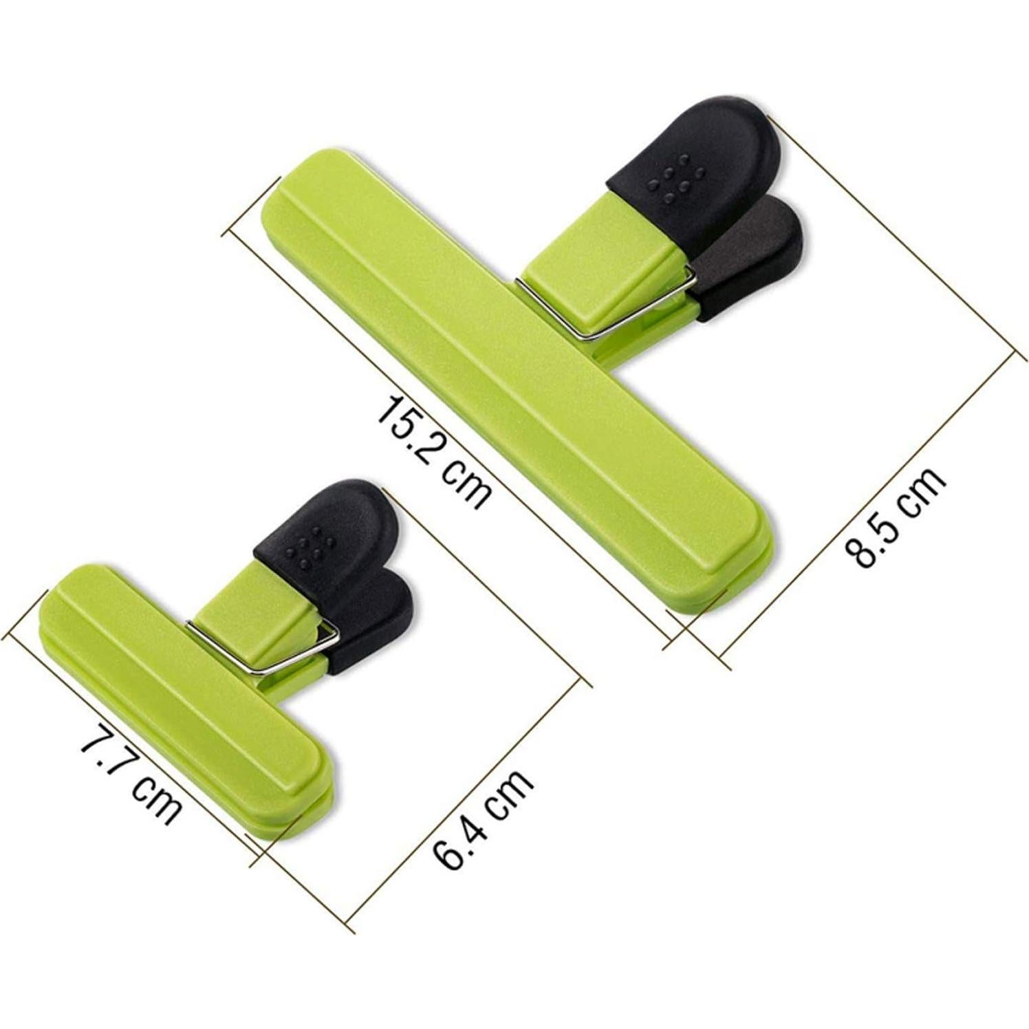Clips para Sellar Bolsas iPstyle 4pcs Verde - Alimentos Frescos
