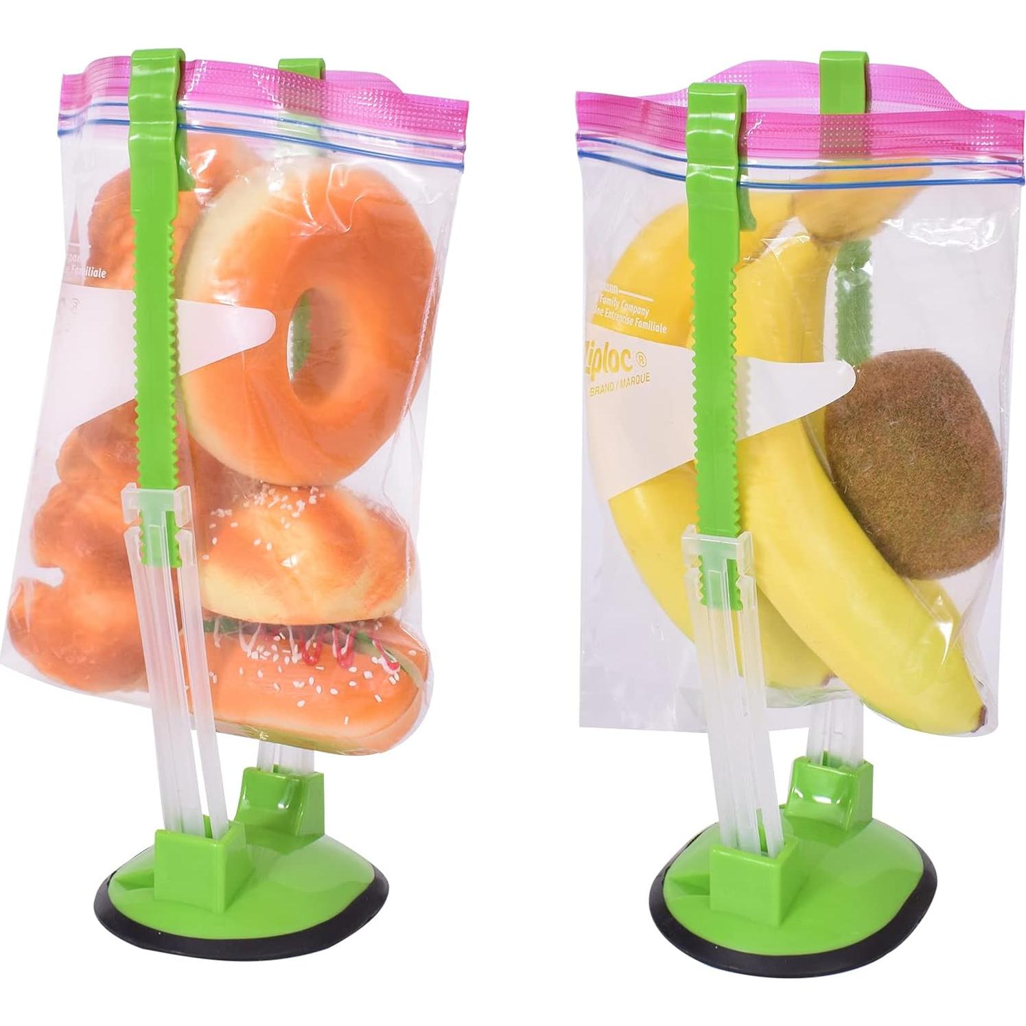 Soporte Baggy Pro - 8 Clips para Bolsas de Alimentos