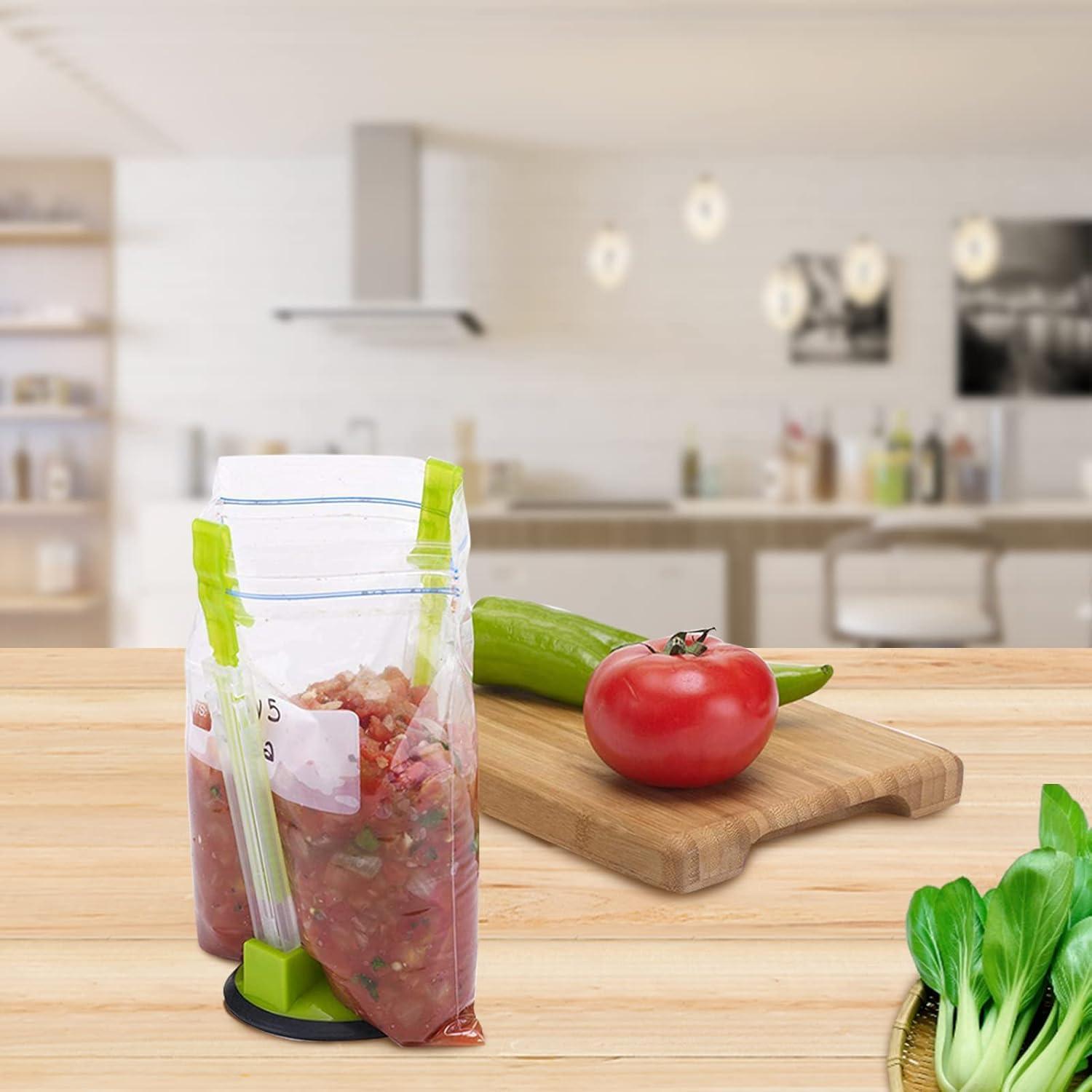 Soporte Baggy Pro - 8 Clips para Bolsas de Alimentos