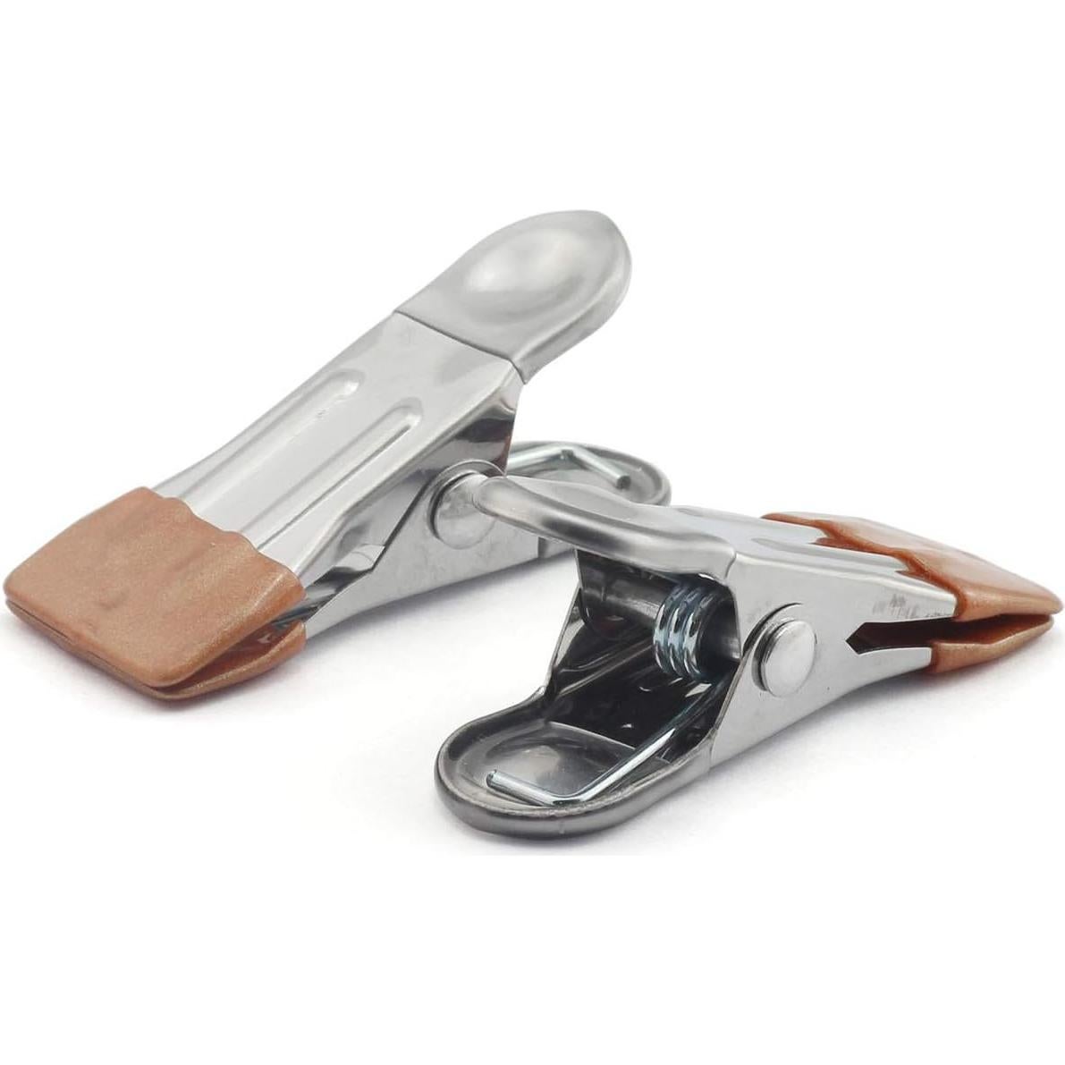 Clip de Ropa a Prueba de Viento ZYAMY 10 Piezas Dorado 5.6cm