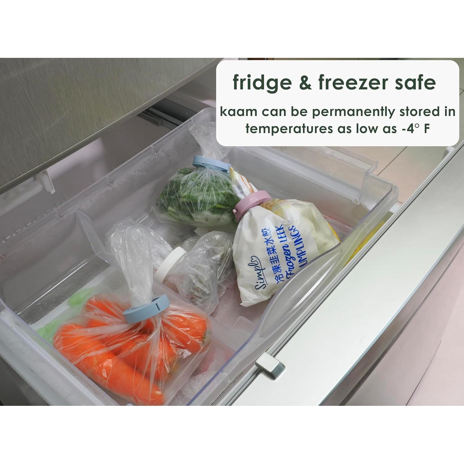 Clip para Alimentos Kaam - Paquete de 3, Magnético y Ergonómico