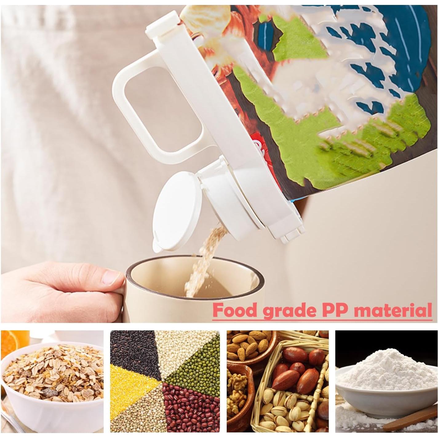 Clip de Sellado de Bolsa de Comida 2 PCS Genérico Blanco