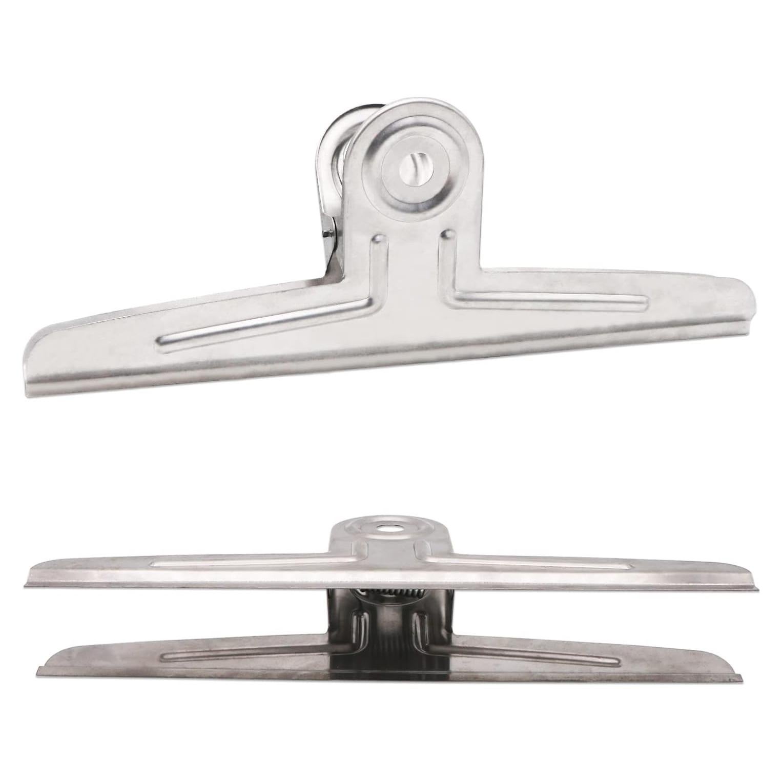 Clip Jumbo de Acero Inoxidable GUKBIAY 30 cm 2 Piezas