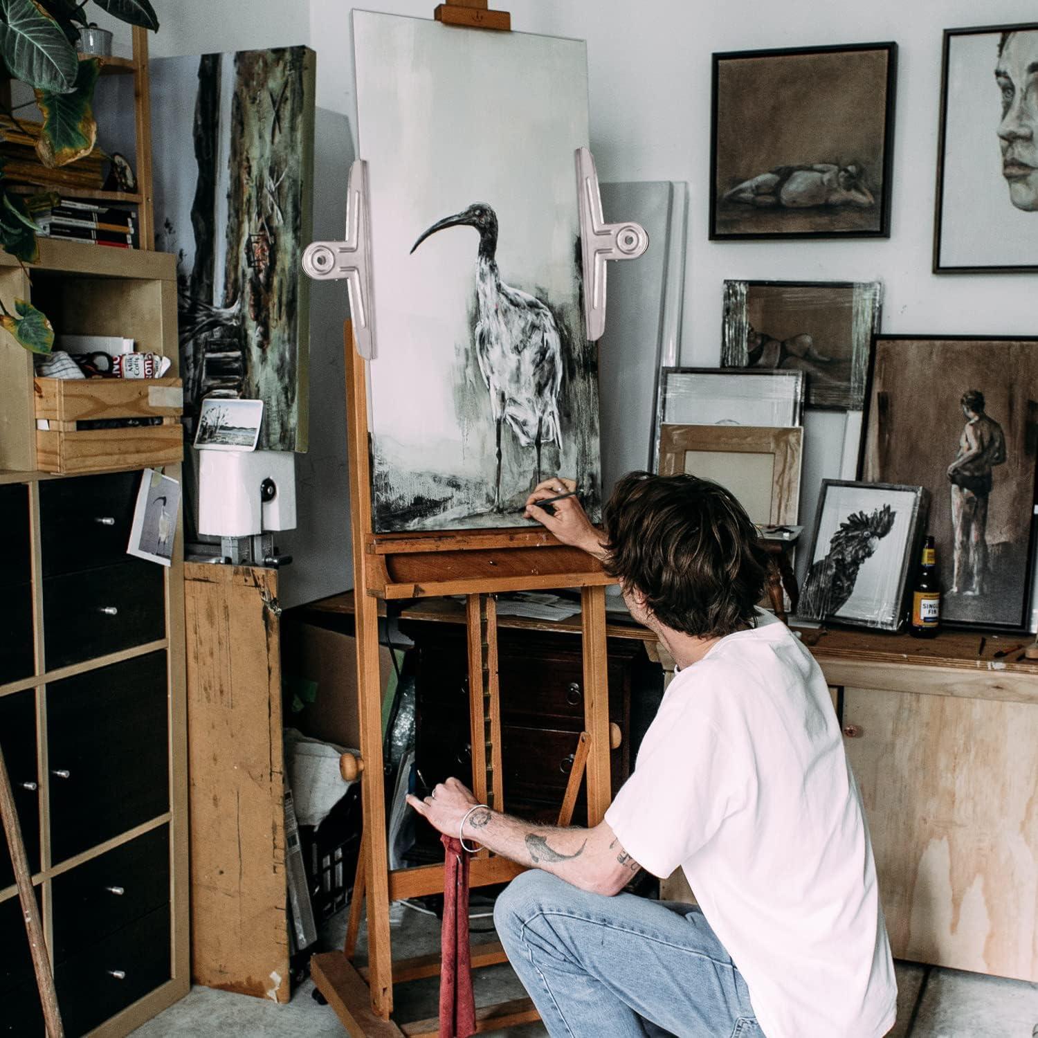 Clip Jumbo de Acero Inoxidable GUKBIAY 30 cm 2 Piezas