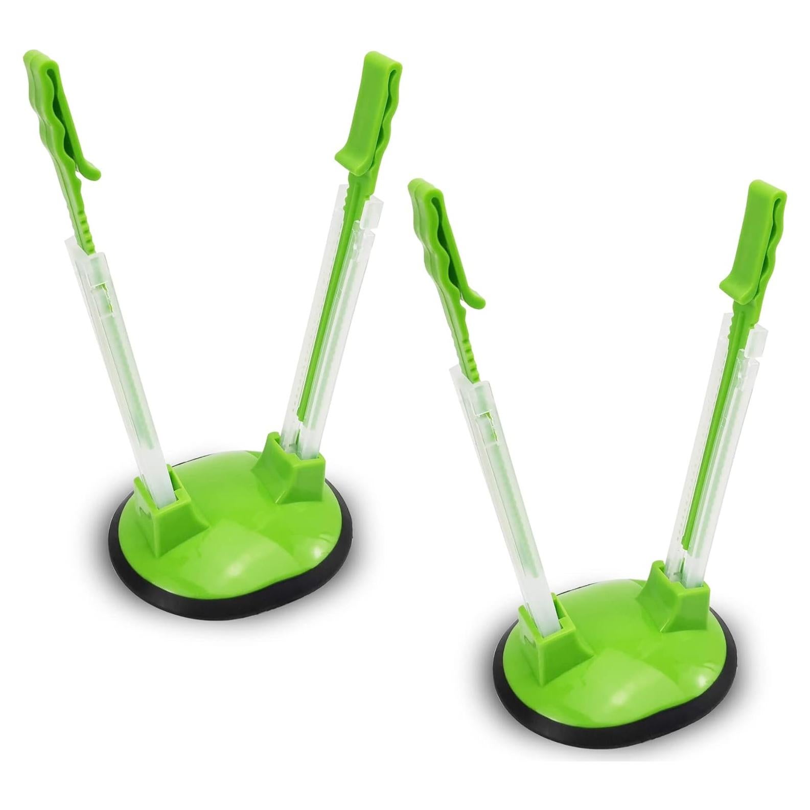 Soporte de bolsa de alimentos Ruibo, paquete de 2, verde