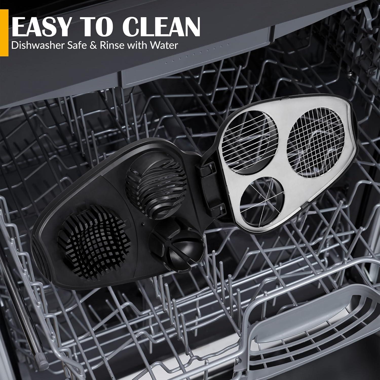 Cortador de Huevos CraftyCrocodile - Acero Inoxidable, 3 Modos