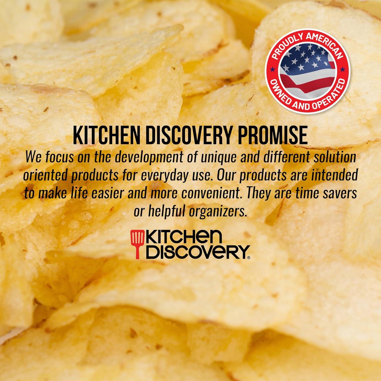 Animal Chip Clips – Kitchen Discovery – Set of 6 Cute Bag Clips for Food Storage, Laundry, and Decorative Display – Dog Clips for Treats, Snacks, Bread, Sugar, Cereal, Frozen Foods