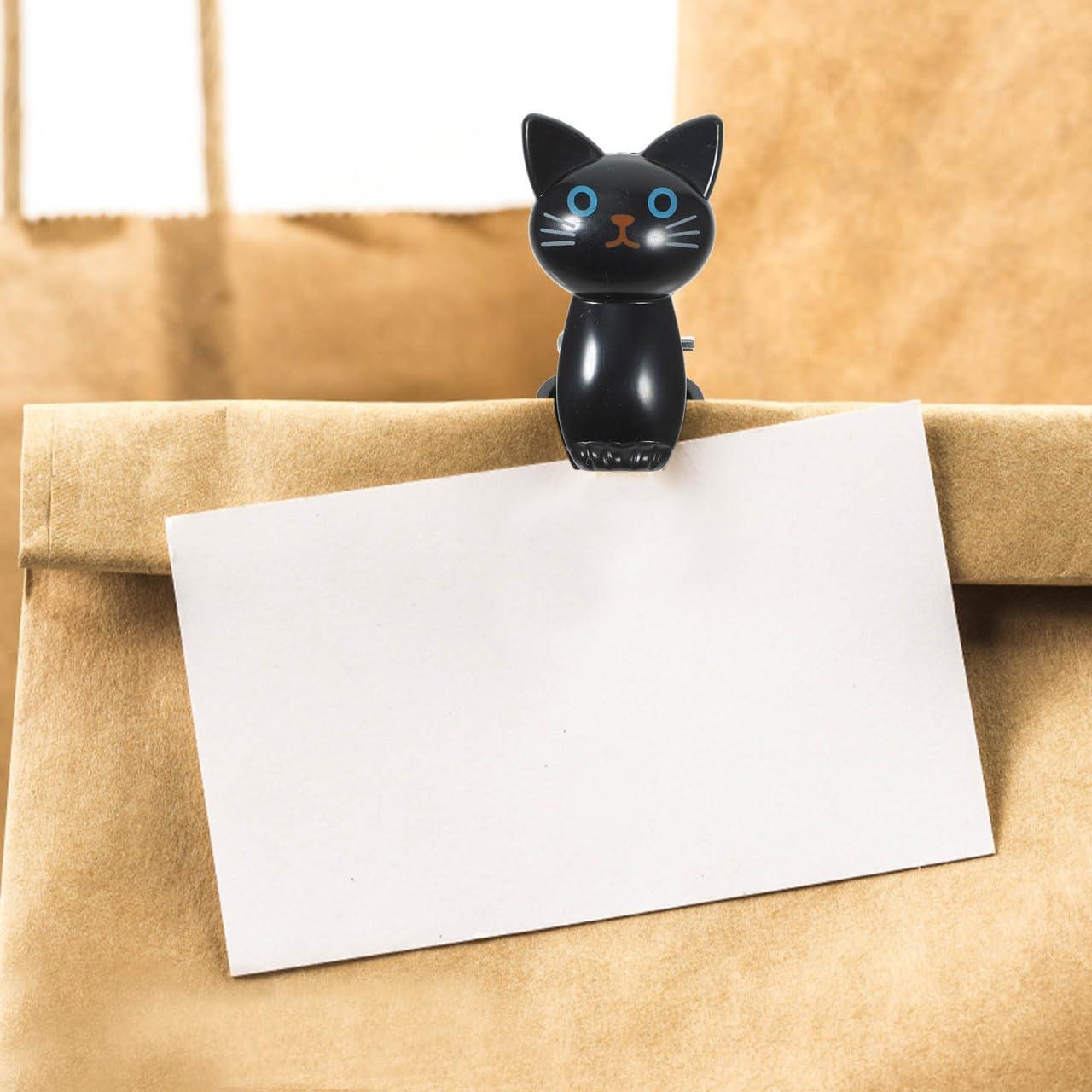 Clips para Bolsas de Comida BESTonZON 8PCS Gato Negro