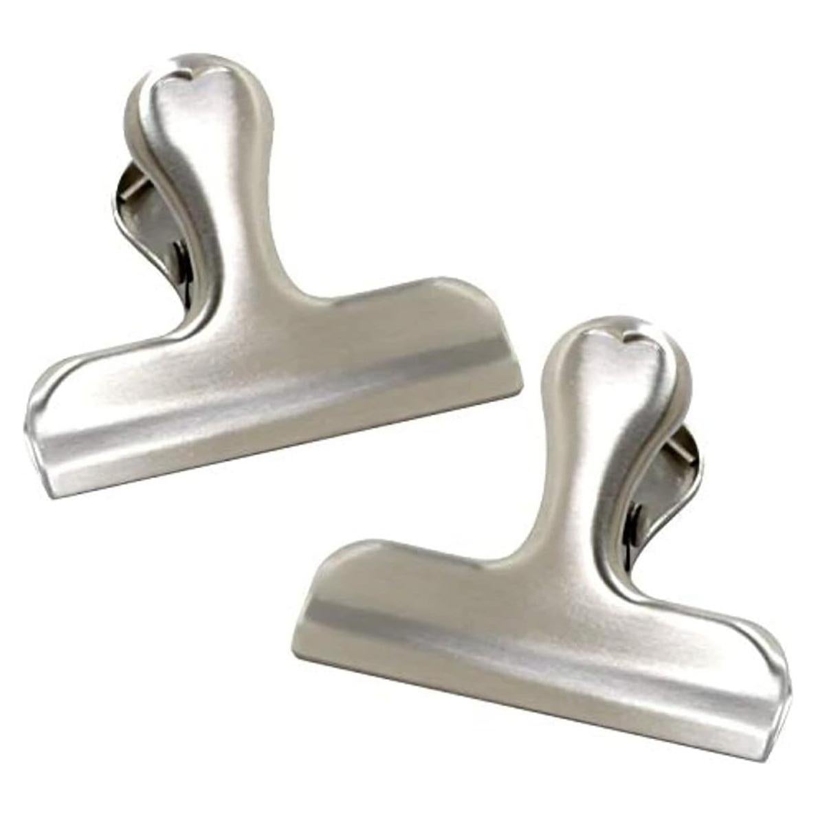 Pinzas para bolsas Norpro de acero inoxidable, 2 piezas