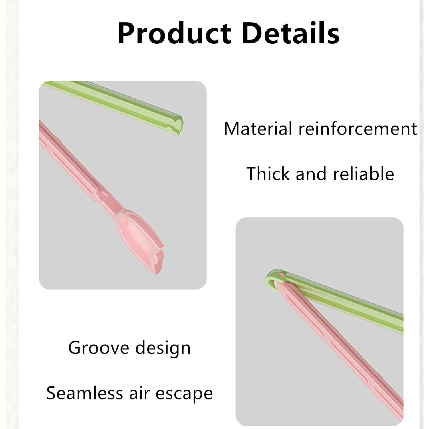 Clip de Sellado Magnético Rosa Cbhoktyue - 5 Piezas