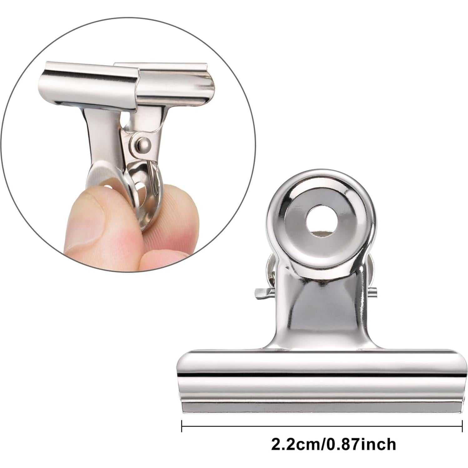 Paquete de 40 Clips de Metal Gejoy 2.21 cm Multicolor