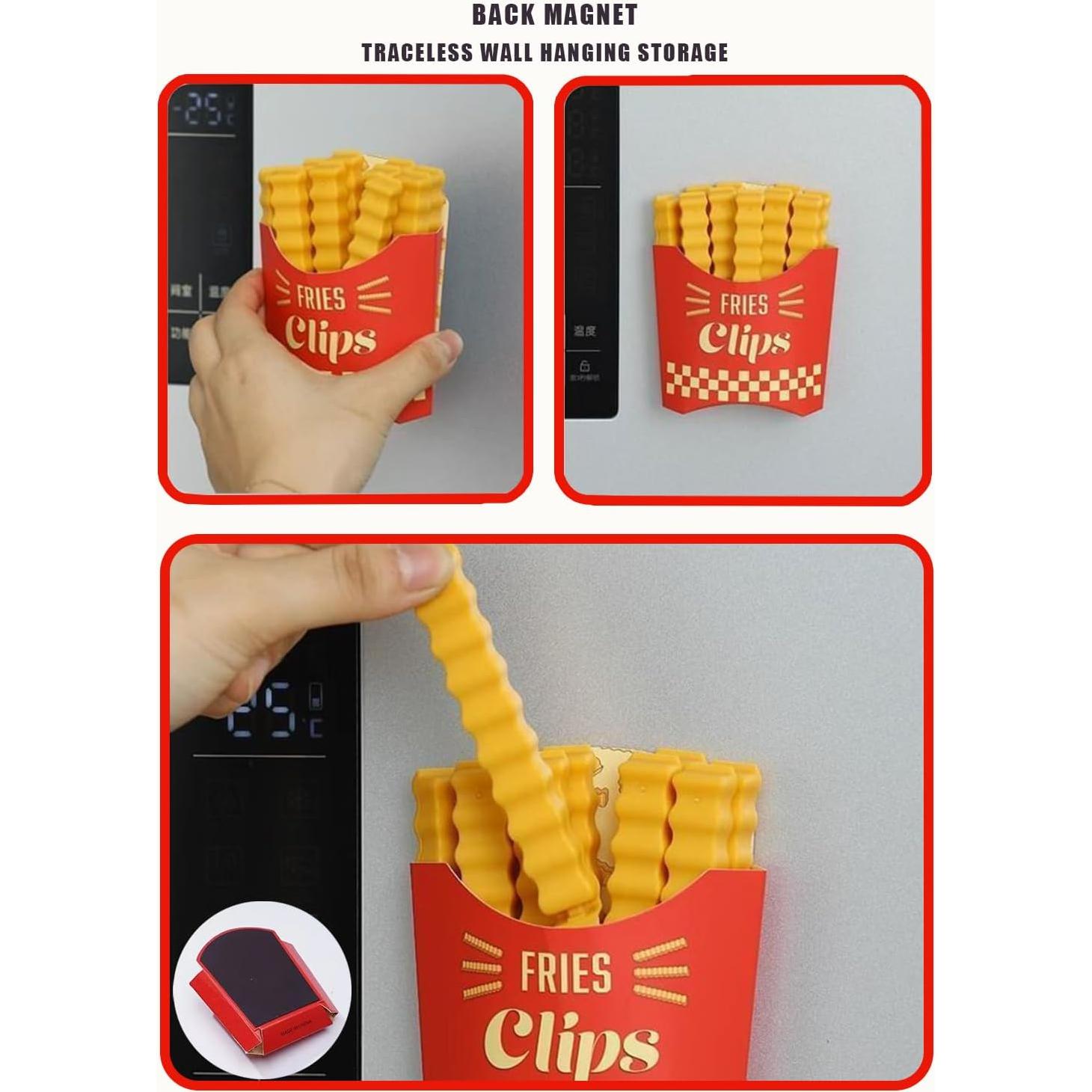 Pinzas de Sellado Yhfaifbu 12 Pack Plástico Amarillo 9.7cm