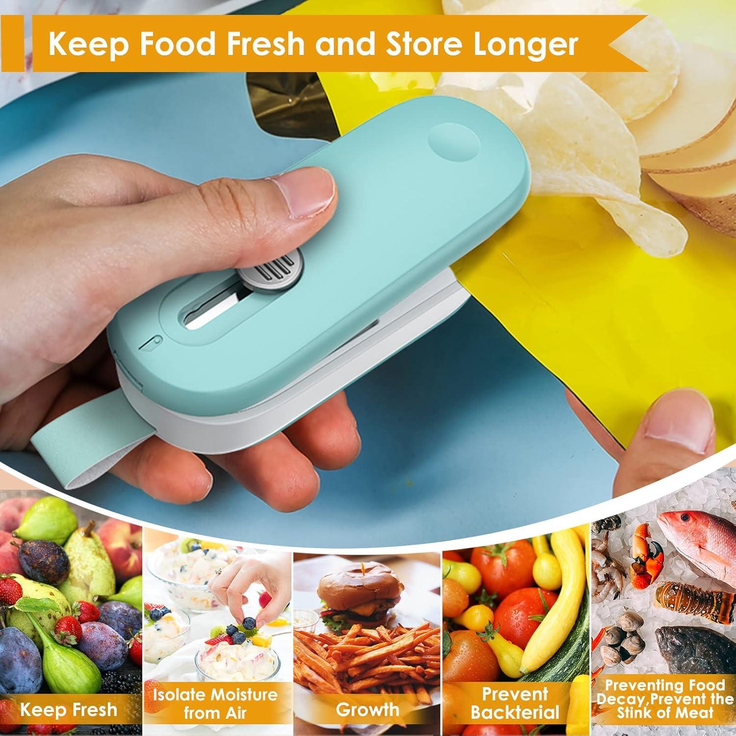 Mini Sello de Bolsas FEPPO 2 en 1 Térmico con Cortador