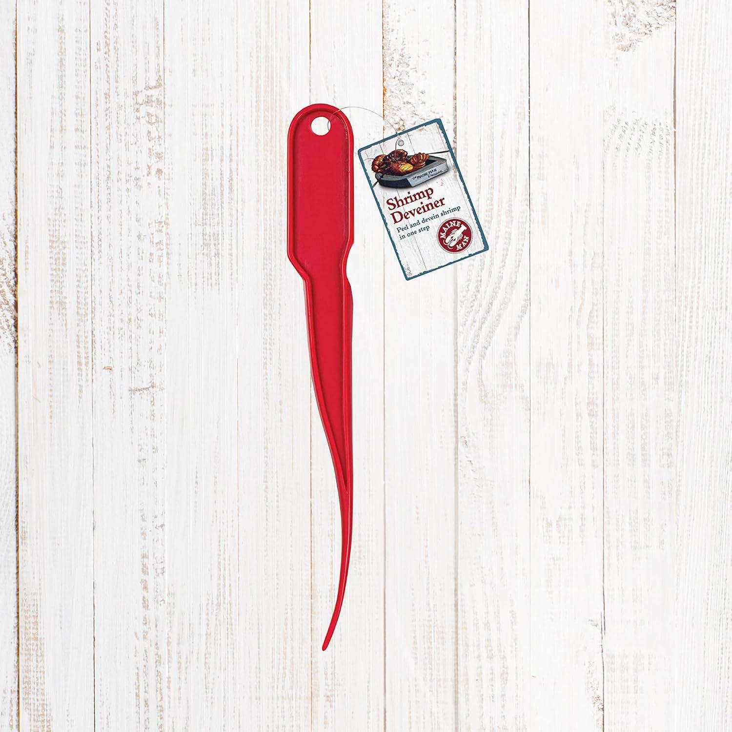 Desvenador de Camarones Maine Man, Juego de 2, Rojo, 26.99 cm