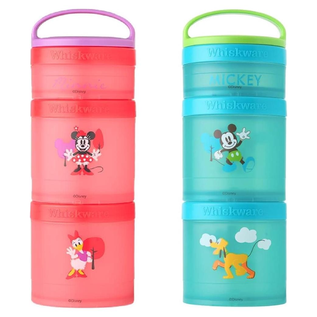 Contenedores de Snack Apilables Whiskware Disney - Set de 6