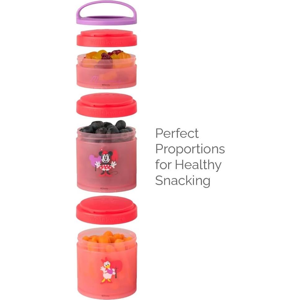 Contenedores de Snack Apilables Whiskware Disney - Set de 6