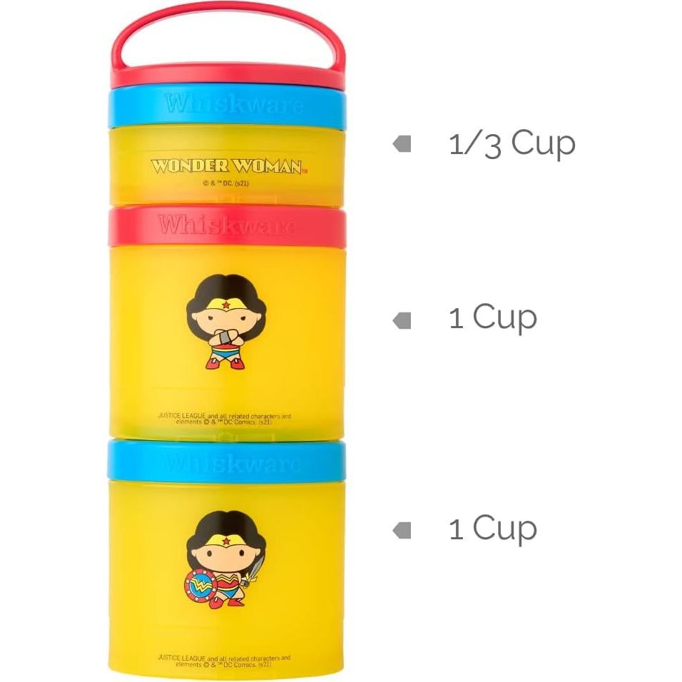 Contenedores apilables Whiskware Liga de la Justicia Mujer Maravilla