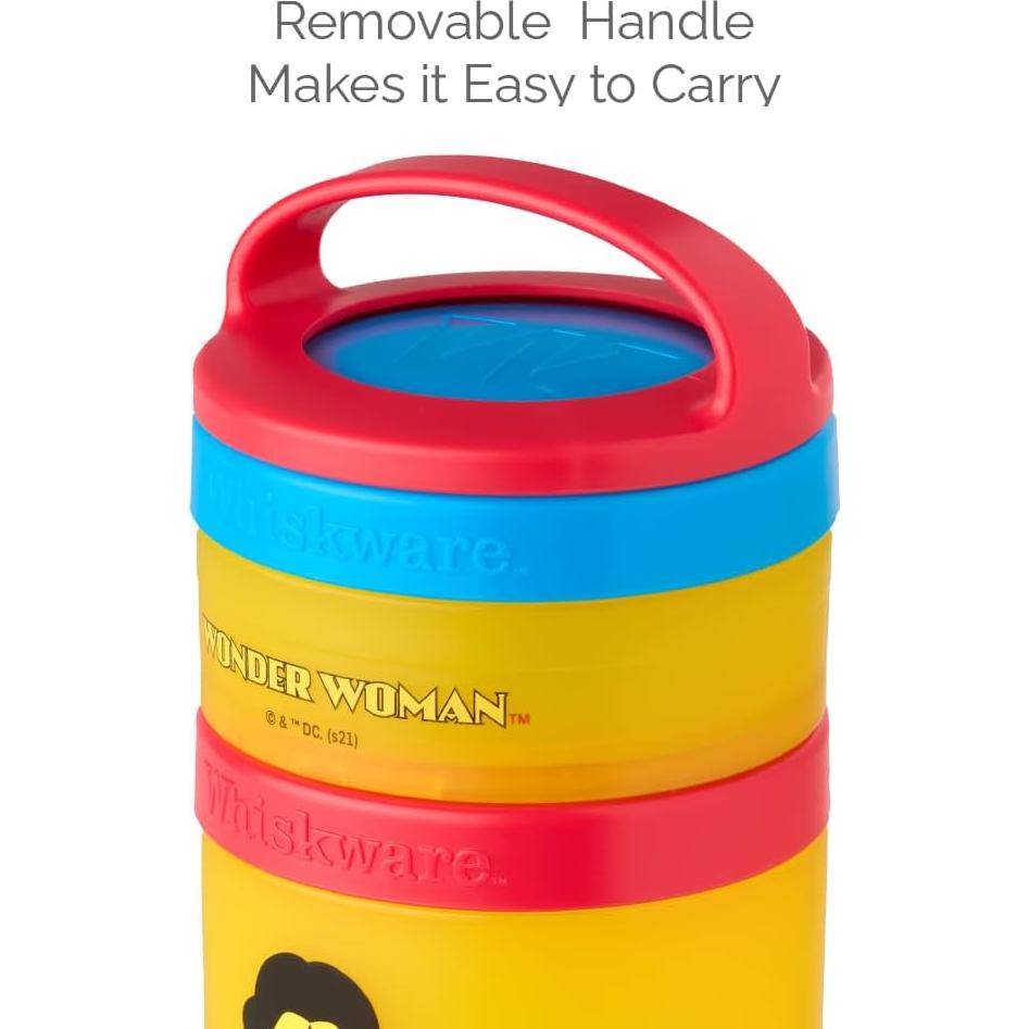 Contenedores apilables Whiskware Liga de la Justicia Mujer Maravilla