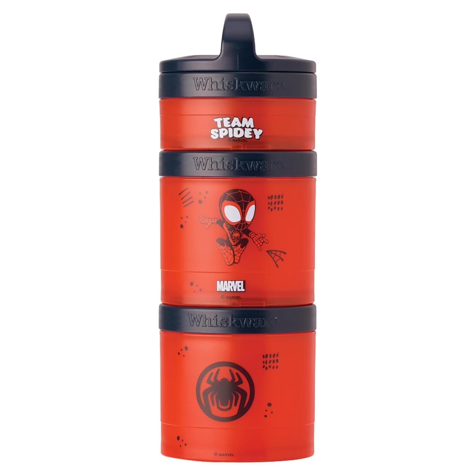 Contenedores de Snack Apilables Whiskware Spider-Man 3 Tazas