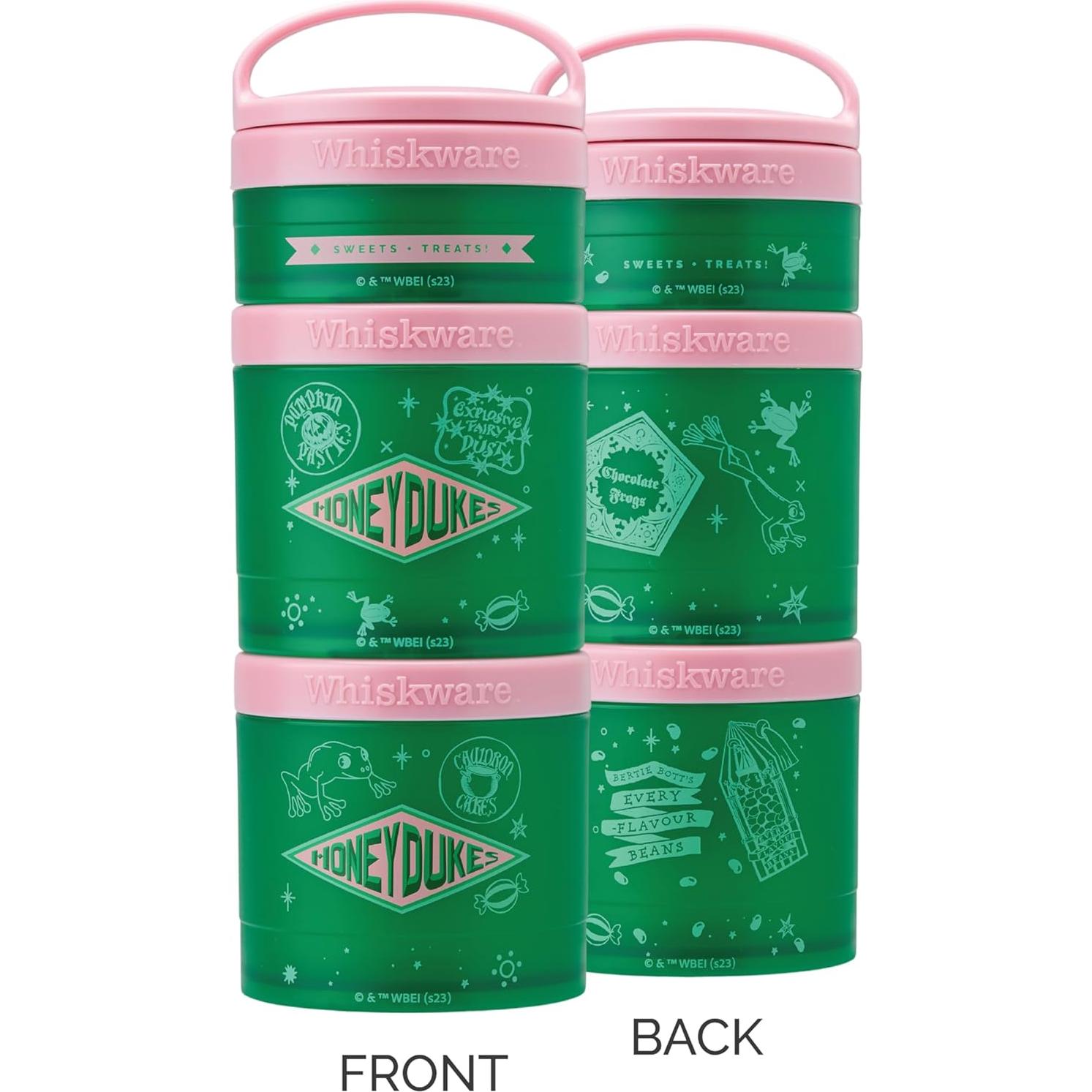 Contenedores de Snacks Apilables Whiskware Harry Potter 3 Piezas