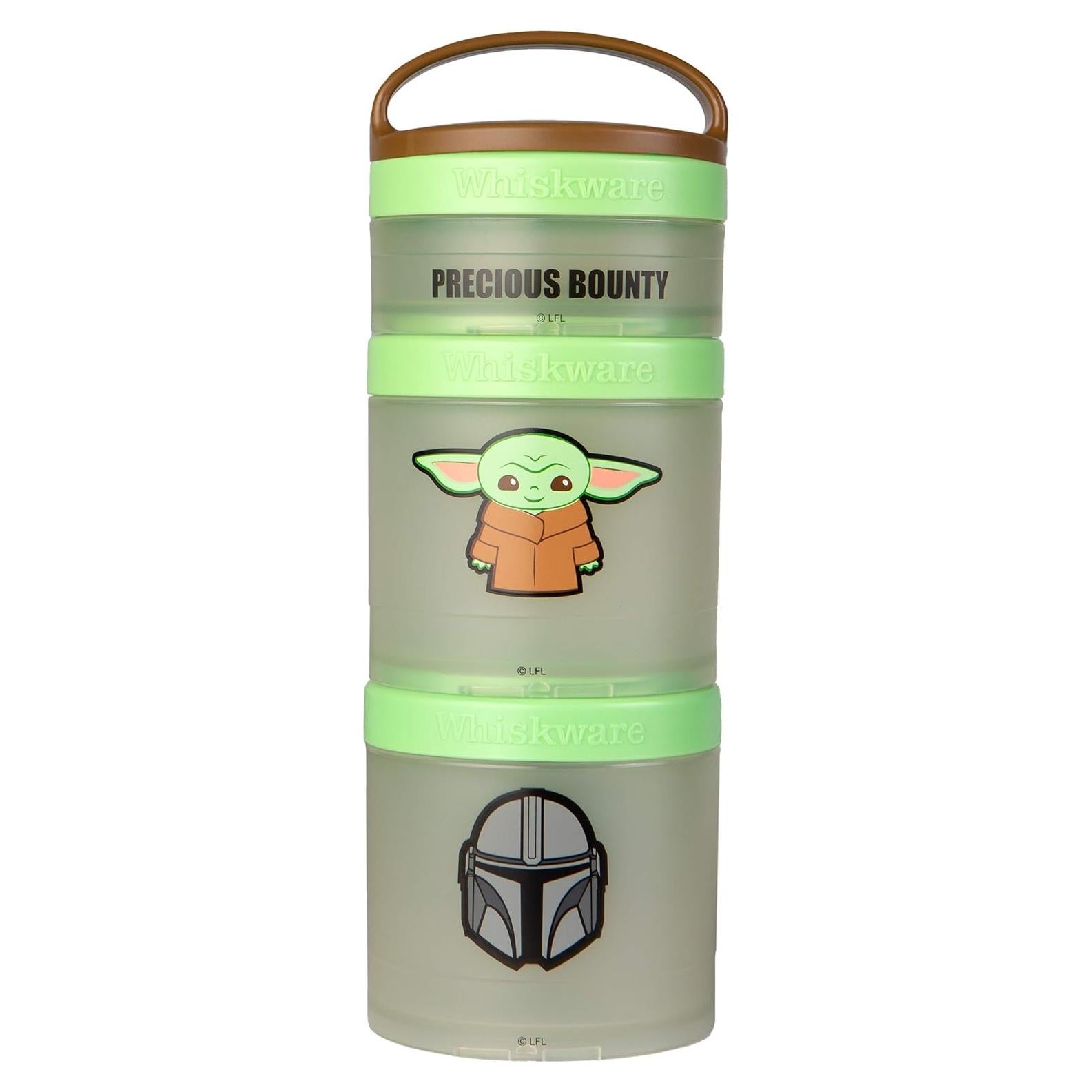 Contenedores Apilables Whiskware Star Wars Baby Yoda 3 Tazas