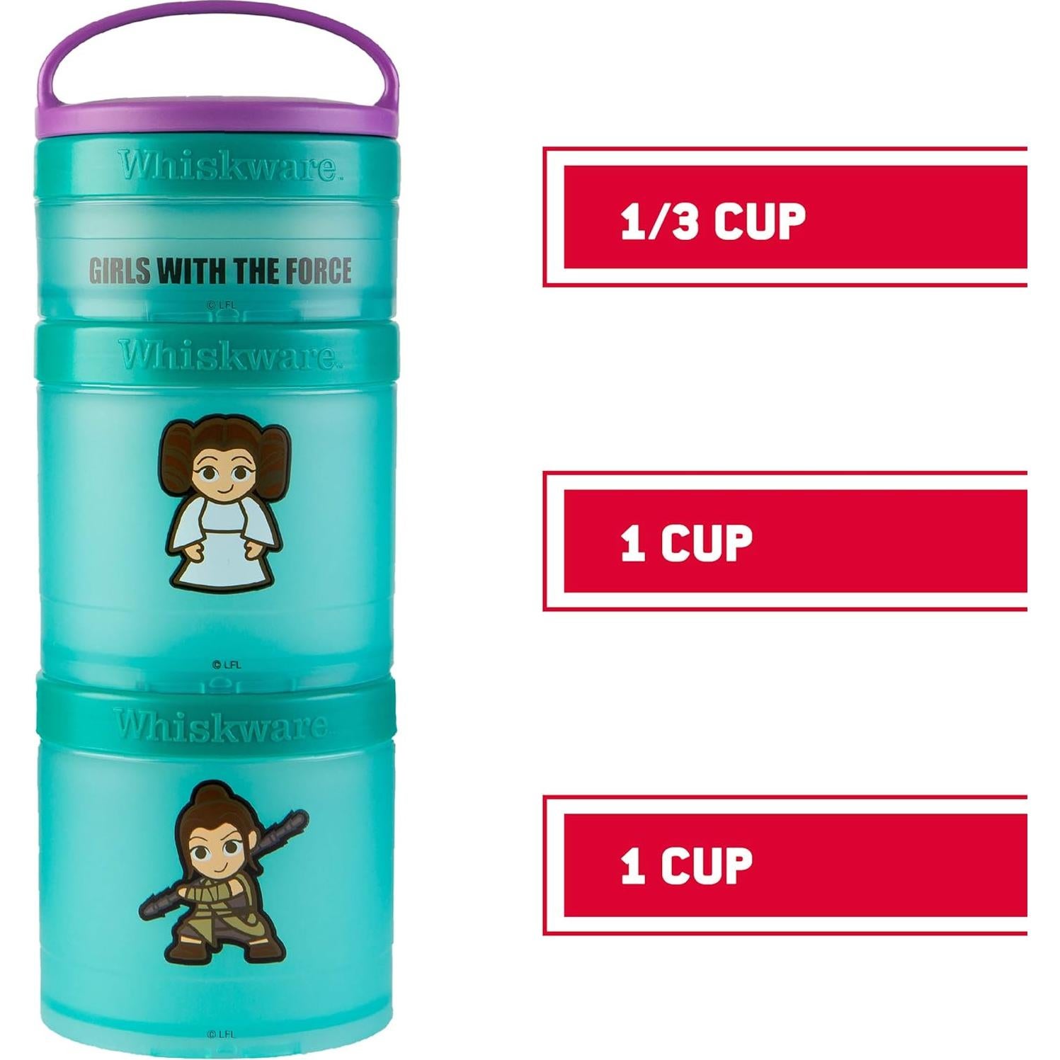 Contenedores Apilables Whiskware Star Wars Baby Yoda 3 Tazas