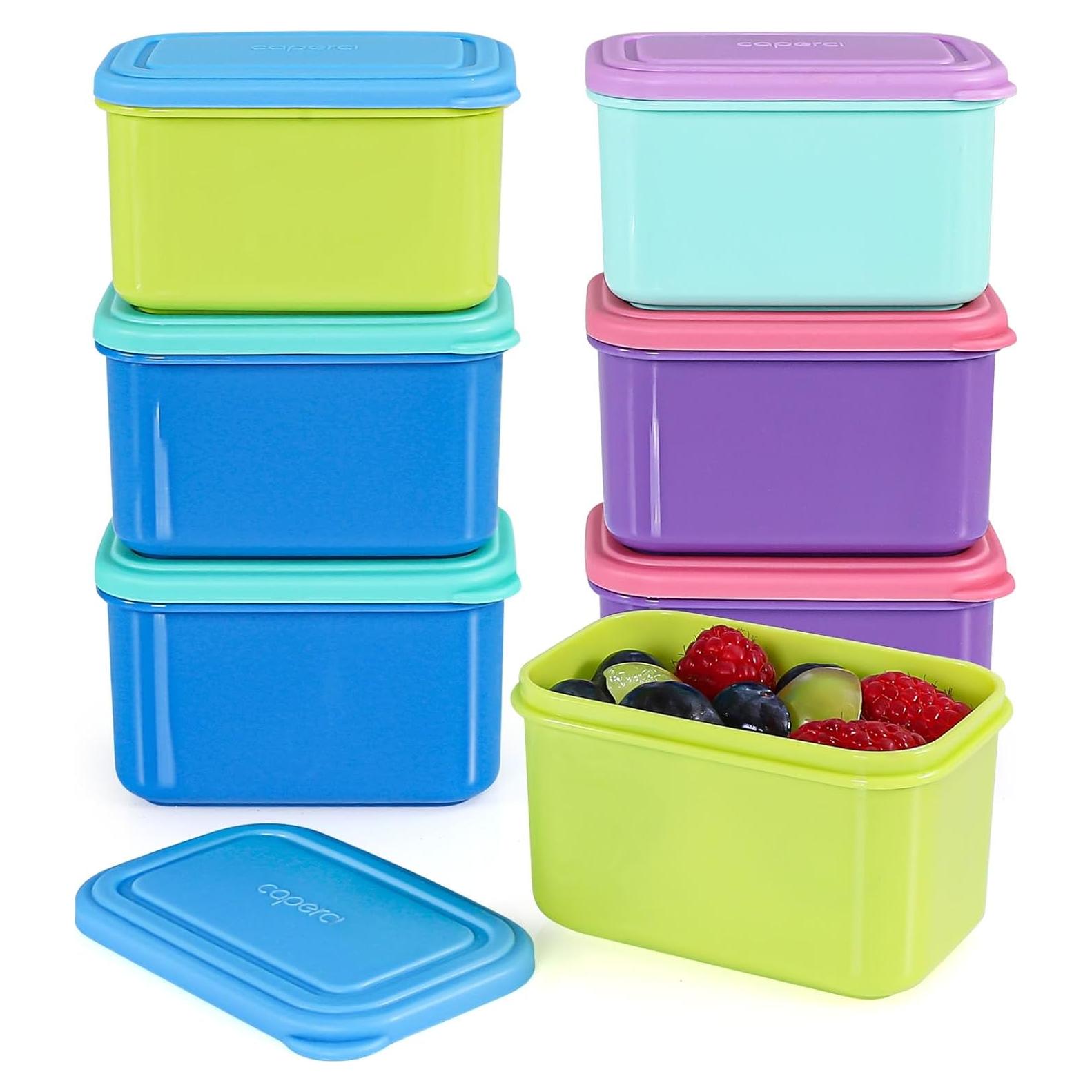 Contenedores Pequeños Caperci 150ml Apilables a Prueba de Fugas