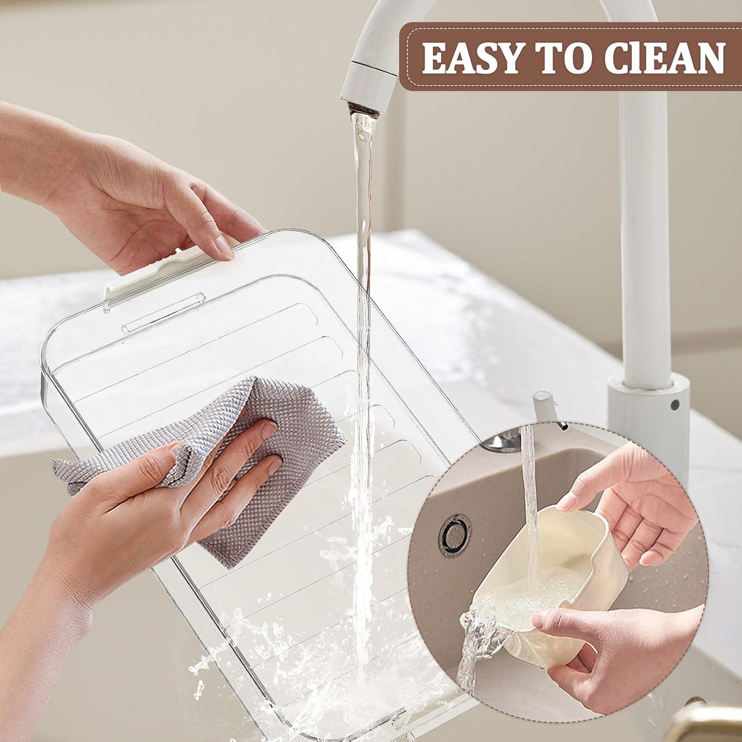 Contenedor de Snacks RKXQT Blanco 8 Compartimentos 1.6 kg