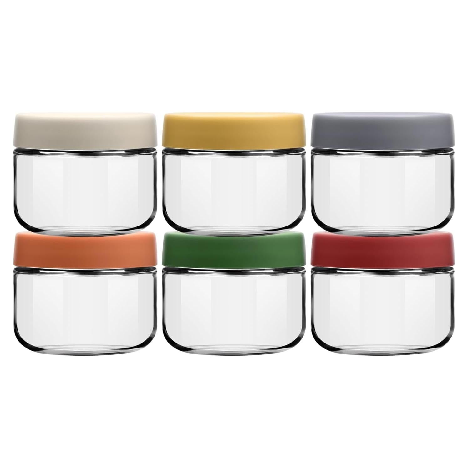 Frascos de vidrio herméticos EONJOE 8oz - Paquete de 6