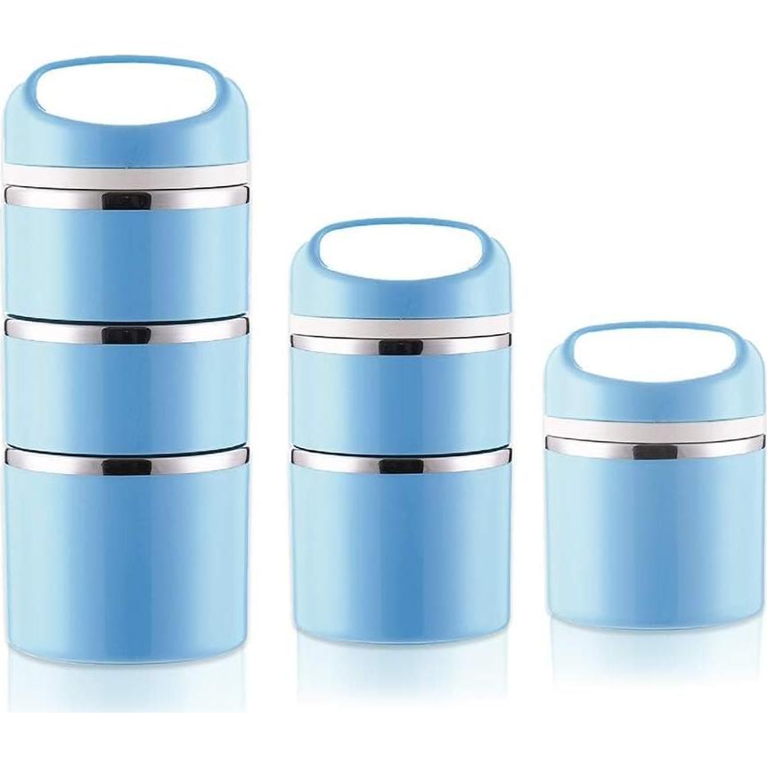 Caja de Almuerzo Térmica Lille Home 1380 ML Azul Aislada