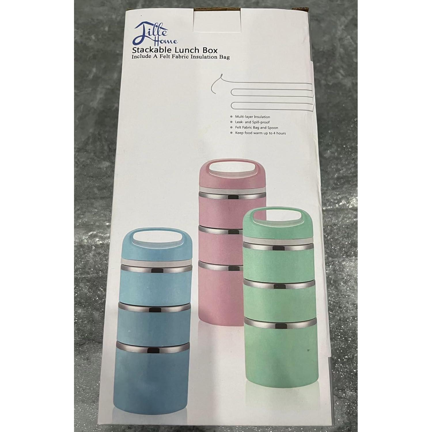 Caja de Almuerzo Térmica Lille Home 1380 ML Azul Aislada