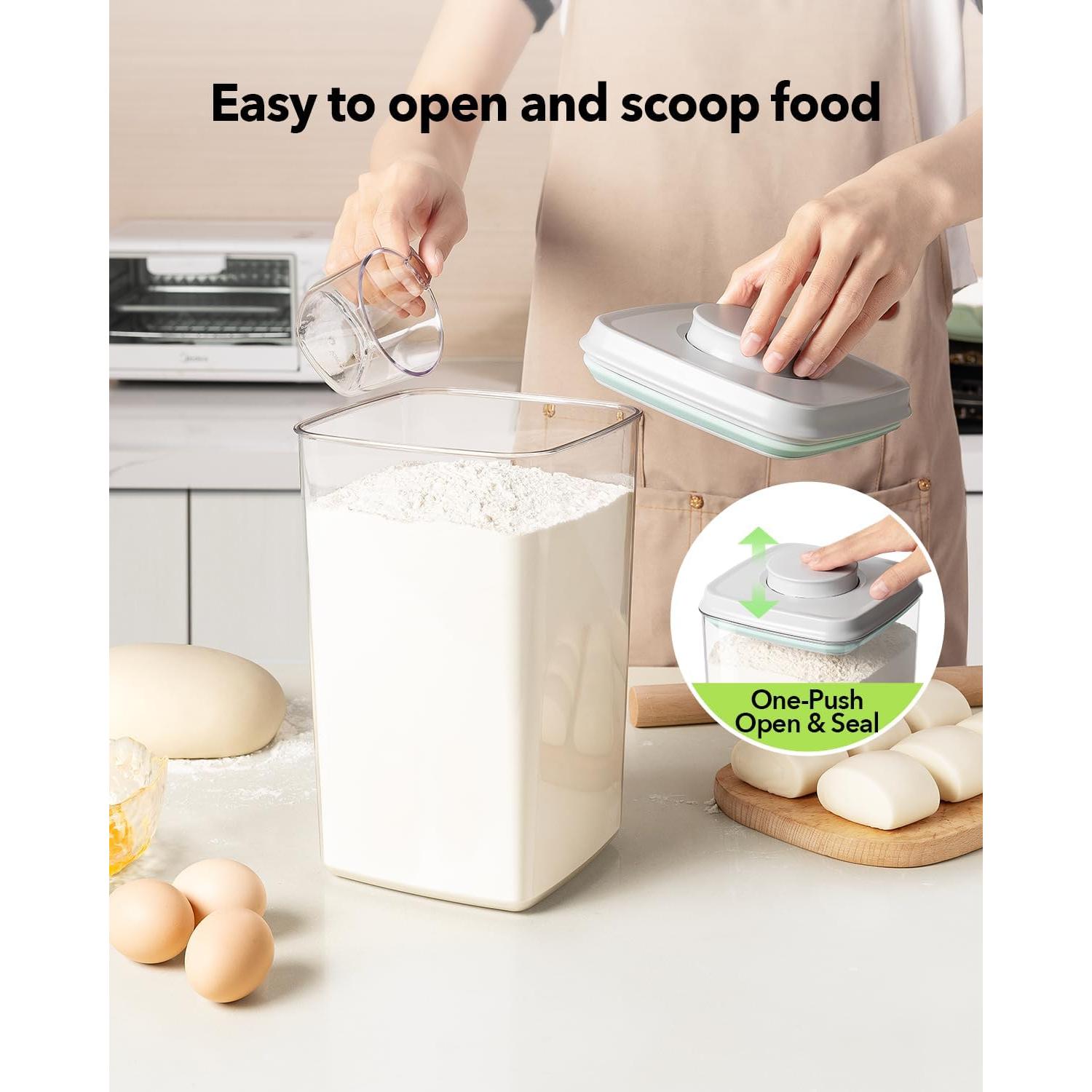 Contenedor de Almacenamiento Hermético Ankou 4L con Cucharón 130ml