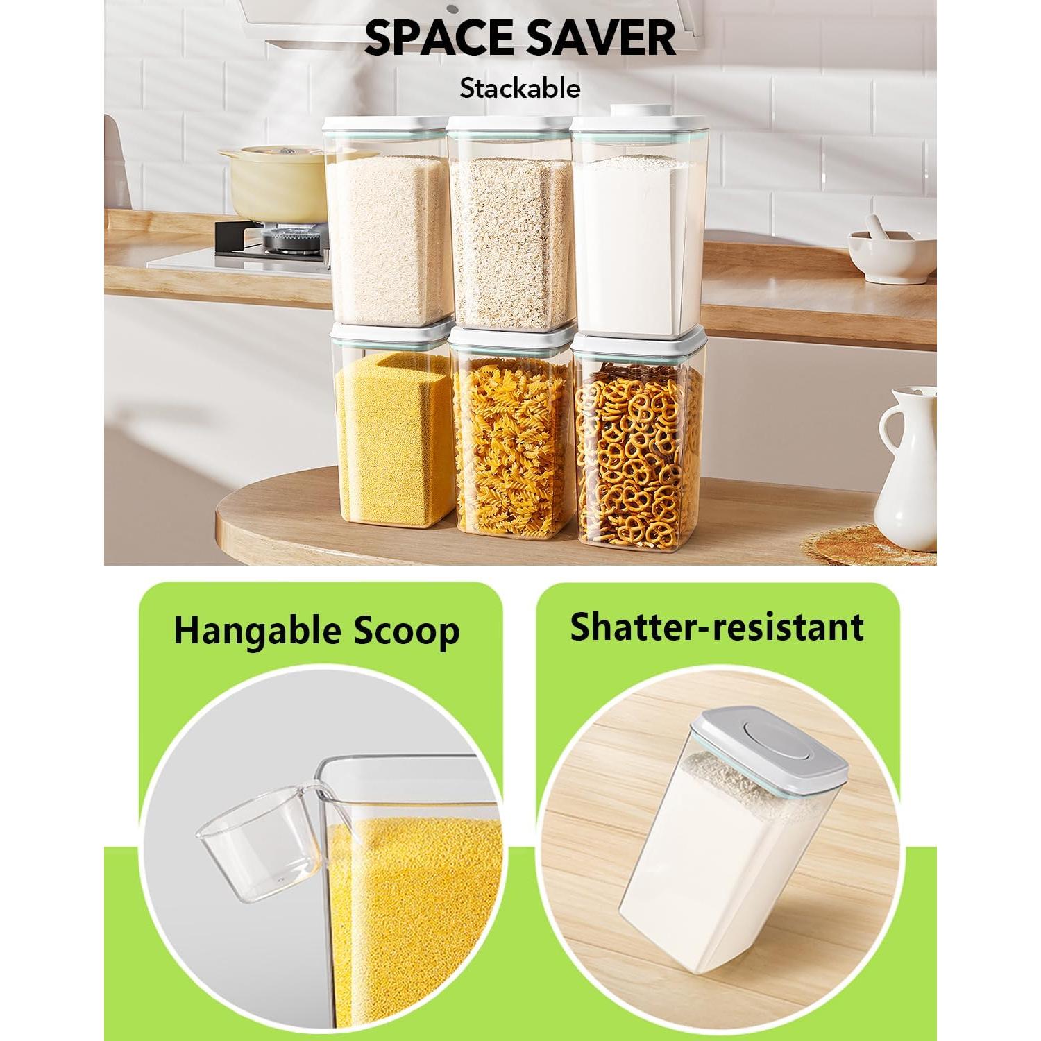 Contenedor de Almacenamiento Hermético Ankou 4L con Cucharón 130ml