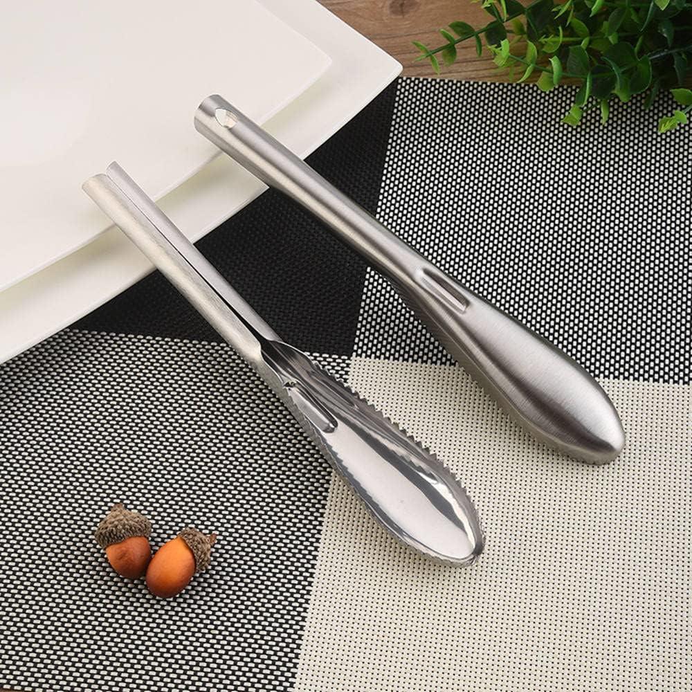 Removedor de Escamas de Pescado ADORAMBLING Acero Inoxidable 22.86 cm