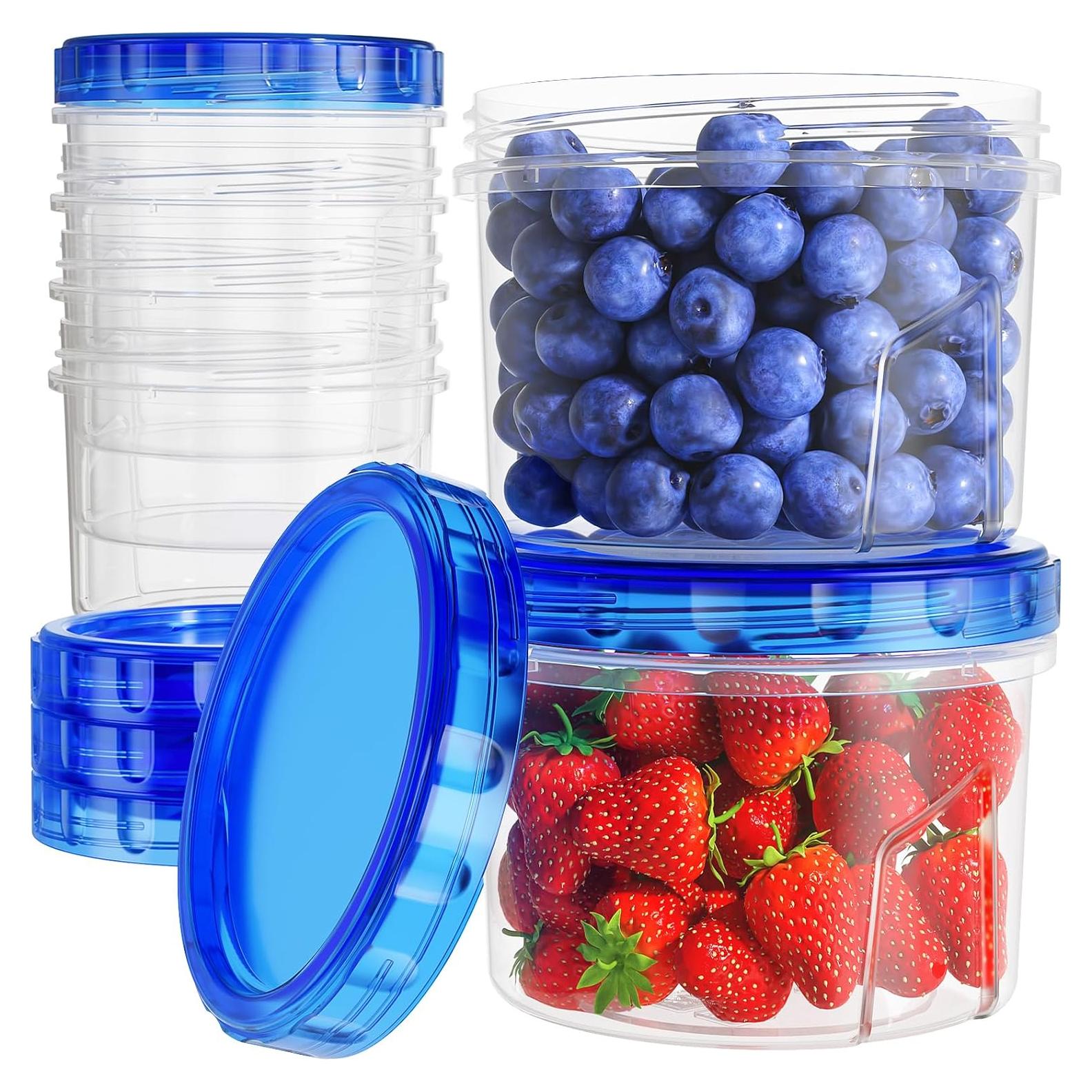 Contenedores de Almacenamiento para Alimentos HOMETALL 6x473ml