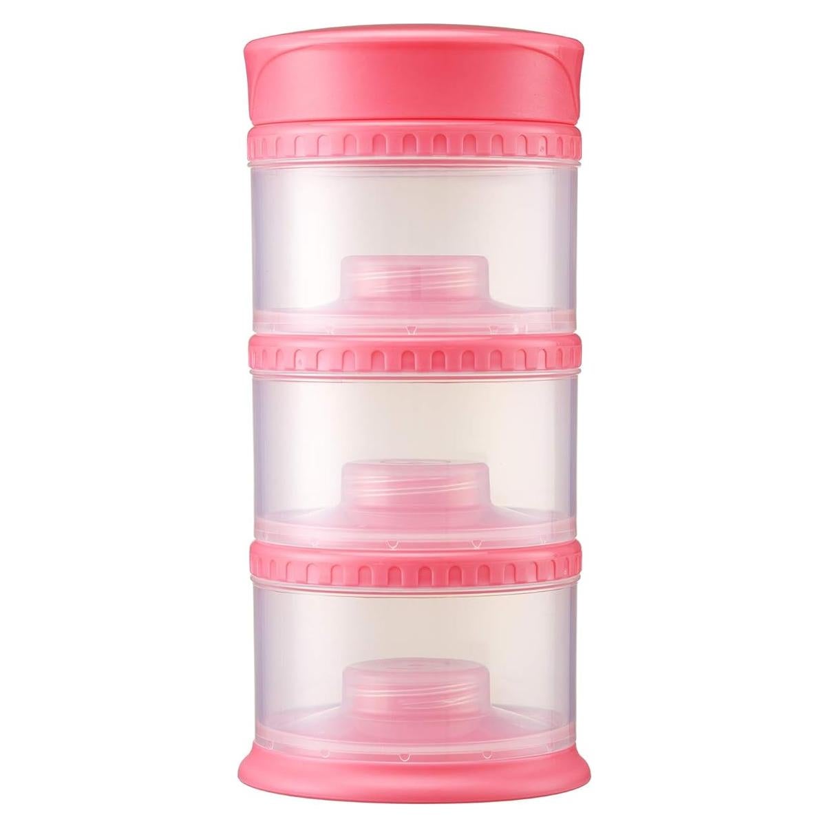 Innobaby Sistema de Almacenamiento Apilable 3 Tazas Fresa